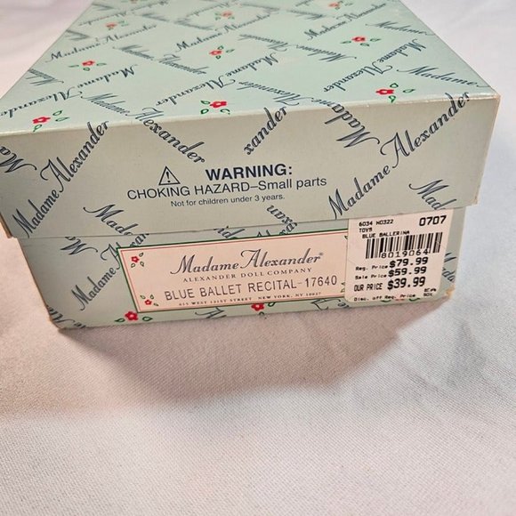 Blue Ballet Recital Vintage Madame Alexander Doll - NIB w/Tag - Picture 9 of 9